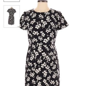 Ann Taylor Loft Casual Floral Dress 0p (with pockets!!!)